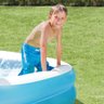 Piscina Inflável Retangular Familiar Azul 540 Litros Intex - 3