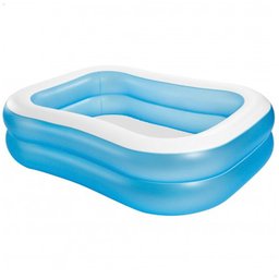 Piscina Inflável Retangular Familiar Azul 540 Litros Intex - 1