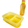 Tupperware Kit 2 Peças Garrafa Redonda 500ml e Marmiteira com Divisória 1l Kit 2 Peças Garrafa Redon - 2