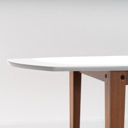 Conjunto Mesa de Jantar Tampo Vidro e MDF 1,60m e 6 Cadeiras Tiê CabeCasa MadeiraMadeira - 16