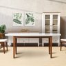 Conjunto Mesa de Jantar Tampo Vidro e MDF 1,60m e 6 Cadeiras Tiê CabeCasa MadeiraMadeira - 10