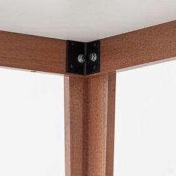 Conjunto Mesa de Jantar Tampo Vidro e MDF 1,60m e 6 Cadeiras Tiê CabeCasa MadeiraMadeira - 18