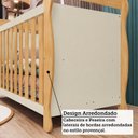 Ver mais imagens de Berço Mini Cama 3 em 1 Americano 100% MDF Cocada Espresso Móveis Bege/Off White/Amêndoa
