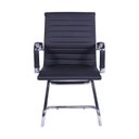 Ver imagem 3 de Kit 4 Cadeiras Escritório Interlocutor Fixa Esteirinha Corino 3301