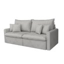 Ver imagem 2 de Sofá Cama Casal Retrátil e Reclinável 4 Lugares Veludo Cinza Colibri 220cm CabeCasa MadeiraOriginals
