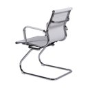 Ver imagem 4 de Kit 4 Cadeiras Escritório Interlocutor Fixa Esteirinha Corino 3301