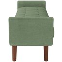 Ver imagem 5 de Puff Recamier Decorativo com Pés em Madeira 160 Cm Itália P05 Bouclê Oliva - Lyam Decor