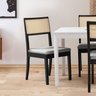 Conjunto Mesa de Jantar Tampo Vidro e MDF 1,60m e 4 Cadeiras Tiê CabeCasa MadeiraOriginals - 12