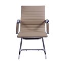 Ver imagem 3 de Kit 4 Cadeiras Escritório Interlocutor Fixa Esteirinha Corino 3301