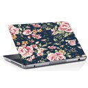 Ver imagem 1 de Adesivo de Notebook Flor Rosa Fundo Azul