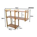 Ver imagem 2 de nicho INVERTIDO metalon 70X20 AMAD CLARO/DOURADO  METALICO 04