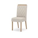 Ver imagem 3 de Conjunto de 2 Cadeiras Henn Nina Estofada S32-502 Nature/Linho SE