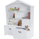 Ver imagem 1 de Casinha Organizadora Infantil Maia 100% Mdf Quarto Brinquedo