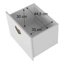 Ver imagem 2 de Casinha Organizadora Infantil Maia 100% Mdf Quarto Brinquedo