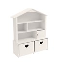 Ver imagem 1 de Casinha Organizadora Infantil Maia 100% MDF Quarto Brinquedo