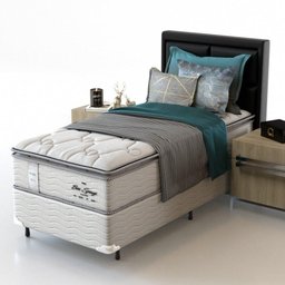 Colchão Solteiro Probel Mola Ensacada Guarda Costas Bari 88x32cm - 3