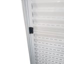 Ver imagem 3 de Porta de Alumínio de Correr Balcão 3 Folhas Branca Modular com Trinco: 210 x 120