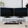 Suporte Notebook Monitor em Mdf Base Mesa Escritório Branco - 4