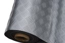 Ver imagem 2 de Piso Relevo Moeda 1mm Pvc Emborrachado Antiderrapante 1x5 Cor:busprata