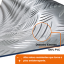 Ver imagem 5 de Piso Relevo Moeda 1mm Pvc Emborrachado Antiderrapante 1x5 Cor:busprata