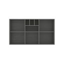 Ver imagem 5 de Armário Aéreo de Cozinha 120cm com 2 Portas Domus Espresso Móveis Cinza/Silver/Branco