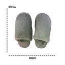 Ver imagem 6 de Pantufa Adulto Feminina Antiderrapante Felpuda 40/41 Cinza