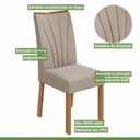 Ver mais imagens de Conjunto Sala de Jantar 4 Lugares Retangular Tampo MDF Mesa e Cadeiras Apogeu