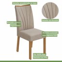 Ver mais imagens de Conjunto Sala de Jantar 4 Lugares Retangular Tampo MDF Mesa e Cadeiras Apogeu