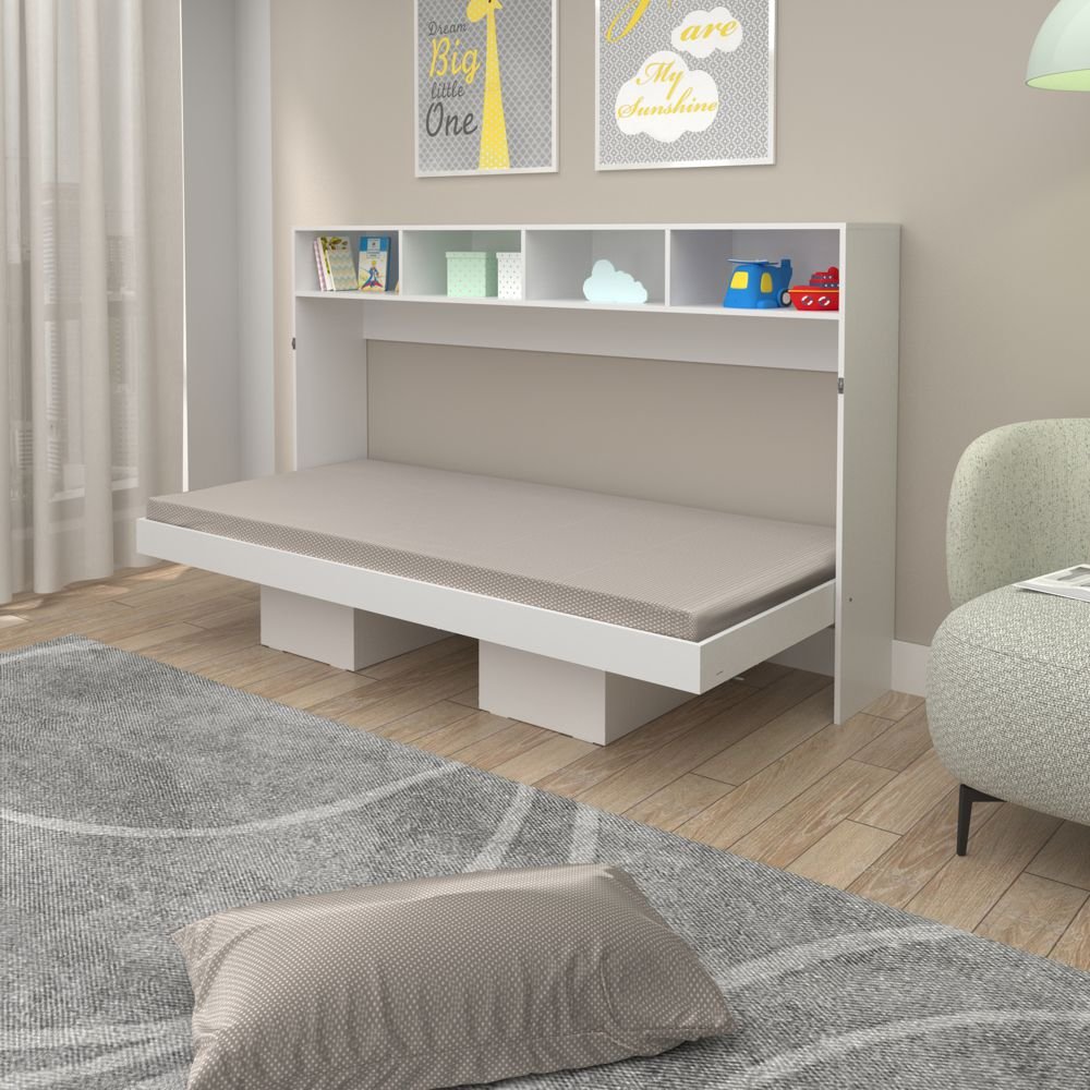 Cama Articulada Horizontal Solteiro 88cm Cm8020 Tecno Mobili - Branco - 7