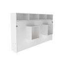 Ver imagem 5 de Cama de Solteiro Articulada Horizontal 88cm CM8020 Branco - Tecno Mobili