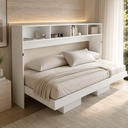 Ver imagem 1 de Cama de Solteiro Articulada Horizontal 88cm CM8020 Branco - Tecno Mobili