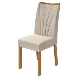 Conjunto Sala de Jantar 4 Lugares Retangular Tampo MDF Mesa e Cadeiras Apogeu - 15