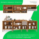 Ver imagem 3 de Cozinha Compacta para Cooktop 5 Bocas 5 Peças 12 Portas 2 Gavetas Paris Sallêto Móveis