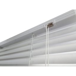 Persiana Horizontal Pvc 25mm Branca 100 (L) X 160 (A) Cortina Completa c/ Kit Instalação 1,00 x 1,60 - 3