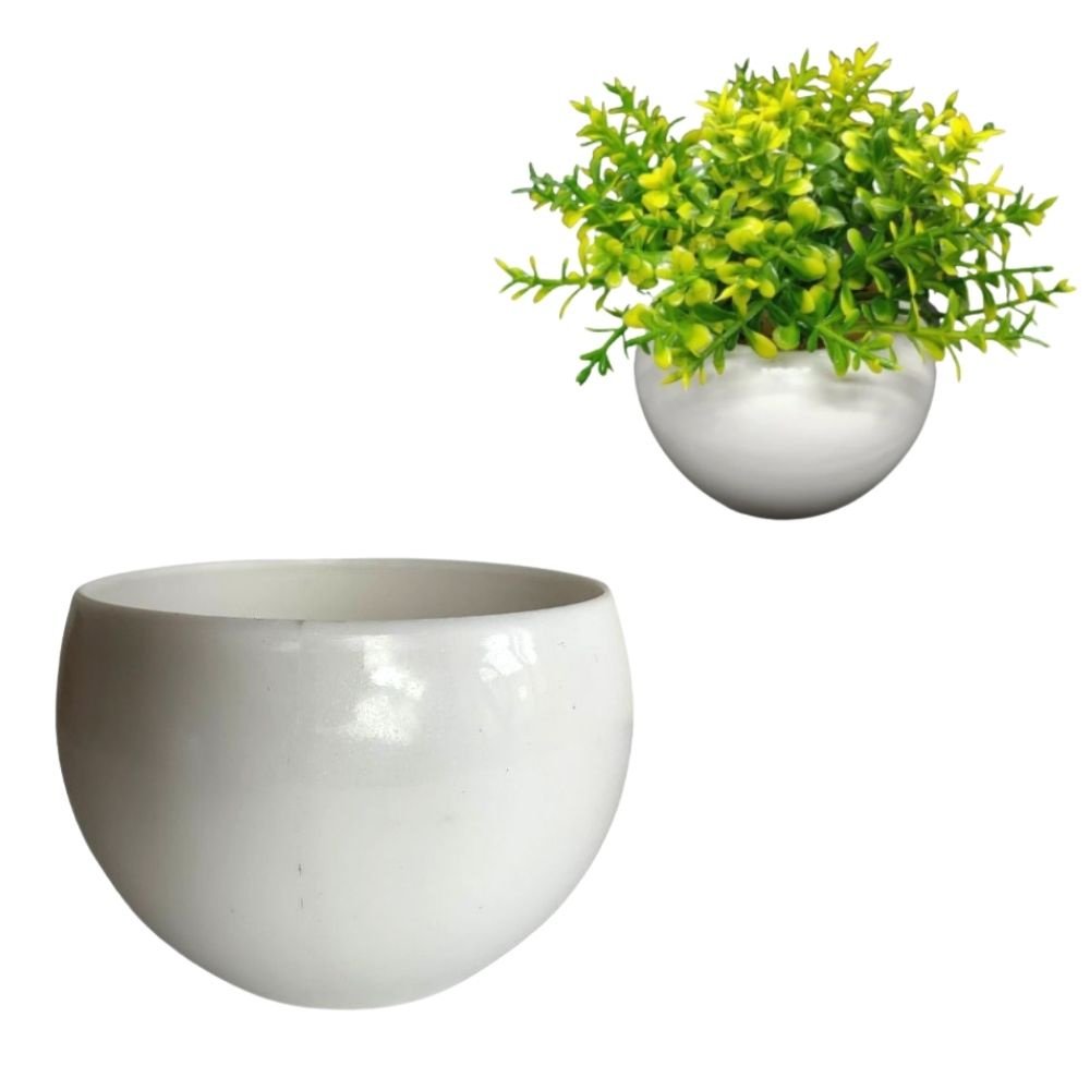 Vaso Decorativo Cachepot Redondo P/ Plantas e Flores - 7