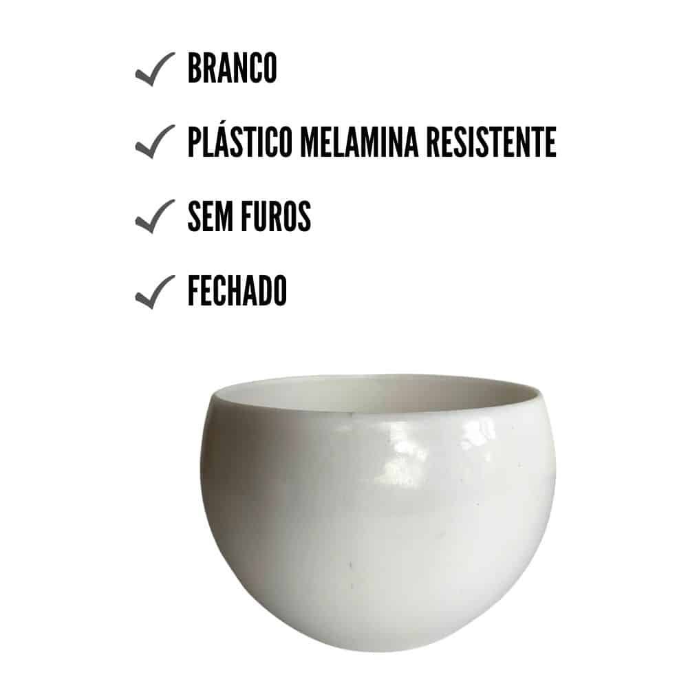 Vaso Decorativo Cachepot Redondo P/ Plantas e Flores - 3