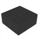 Ver imagem 6 de Puff Decorativo Para Sala de Estar Quadrado Milano 90x90cm W01 Suede Preto - Lyam Decor
