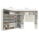 Ver imagem 2 de Quarto Modulado Casal Ambiente 6 New Predileto 6 Peças Areia - Henn