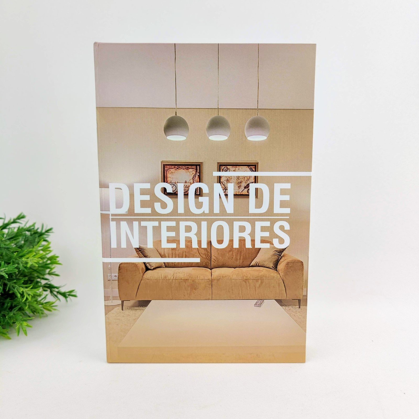 Caixa Livro Decorativa Bege Design De Interiores 26x17x4cm - 2