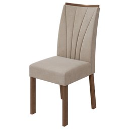Conjunto Sala de Jantar Mesa 160x80cm Tampo MDF com 6 Cadeiras Apogeu Móveis Lopas - 8
