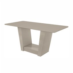 Conjunto Sala de Jantar Mesa 160x80cm Tampo MDF com 6 Cadeiras Apogeu Móveis Lopas - 3
