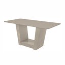 Ver imagem 3 de Conjunto Sala de Jantar Mesa 160x80cm Tampo MDF com 6 Cadeiras Apogeu Móveis Lopas