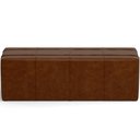 Ver imagem 3 de Puff Decorativo Living Sala de Estar 160 cm Roma W01 Couríssimo Marrom - Lyam Lyam Decor