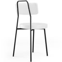 Ver imagem 7 de Kit 04 Cadeiras Decorativas Estofada Para Sala De Jantar Barcelona L02 Facto Branco - Lyam Decor