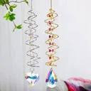 Ver imagem 5 de Pingente Espiral Rotativo Gota Coração Jardim Decoração:coração