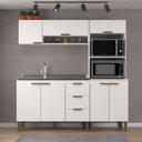 Ver imagem 1 de Cozinha Compacta Carol 7 Portas 3 Gavetas Branco - Jcarvalho