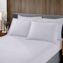 Ver imagem 3 de Jogo de Cama Buettner Solteiro King Malha Liso 2 Peças Image Branco