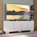 Ver imagem 2 de Rack para Tv até 50 Polegadas com 4 Portas Multimóveis Mp1072 Branco