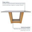Ver imagem 5 de Conjunto Sala de Jantar 6 Lugares Retangular Tampo Vidro/MDF Mesa e Cadeiras Apogeu