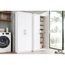 Ver imagem 1 de Armário Multiuso Lavanderia Margarida c/ 2 Portas Branco - Henn